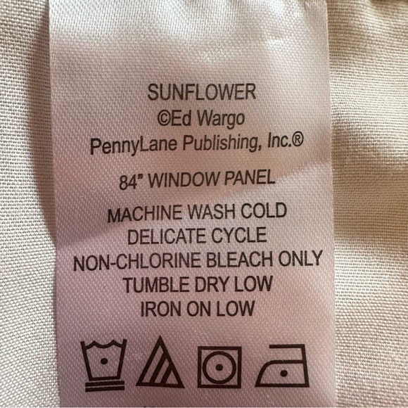 Sunflower Window Panel 52” W x 84” L - Picture 5 of 6